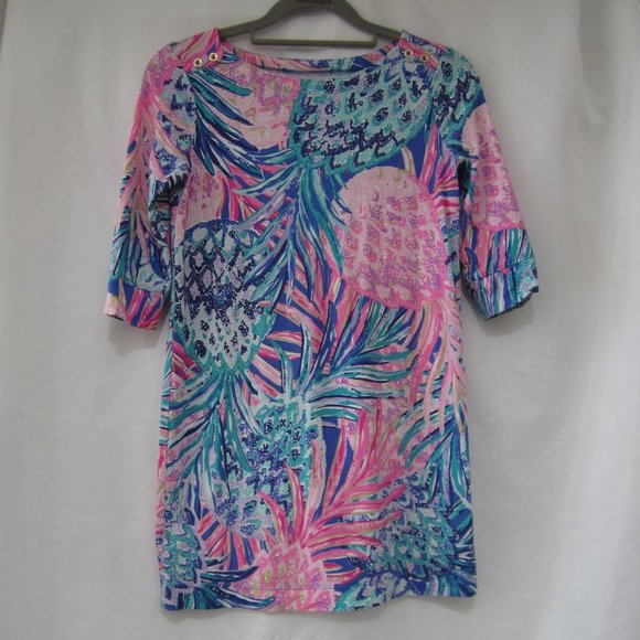 Lilly Pulitzer Other - Lilly Pulitzer L Mini Sophie Pineapple Dress